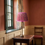 Lotus Drift Luxury Handmade Pleated Cotton UNO Lampshade