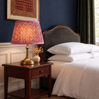 Lotus Drift Luxury Handmade Pleated Cotton UNO Lampshade