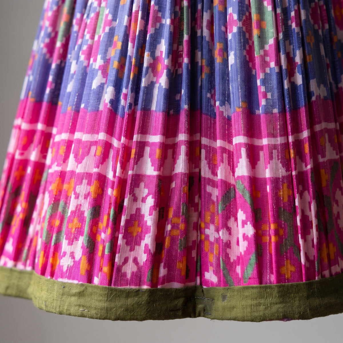Lakeside Drift Luxury Handmade Pleated Cotton UNO Lampshade