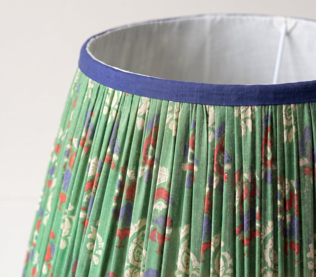 Sylvan Meadow Luxury Handmade Pleated Cotton UNO Lampshade
