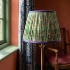 Sylvan Meadow Luxury Handmade Pleated Cotton UNO Lampshade