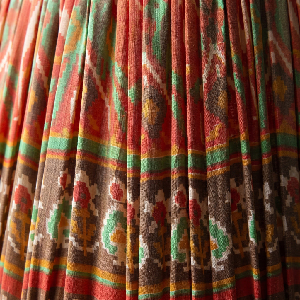 Cedar Path Luxury Handmade Pleated Cotton UNO Lampshade