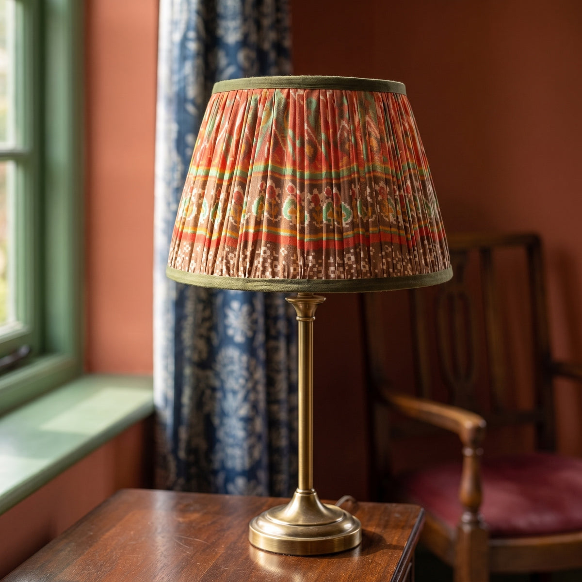 Cedar Path Luxury Handmade Pleated Cotton UNO Lampshade