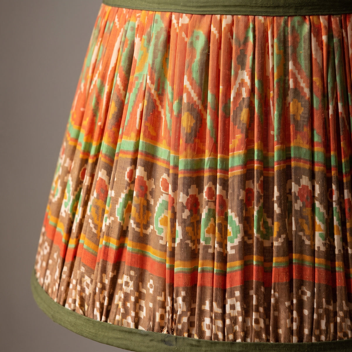 Cedar Path Luxury Handmade Pleated Cotton UNO Lampshade