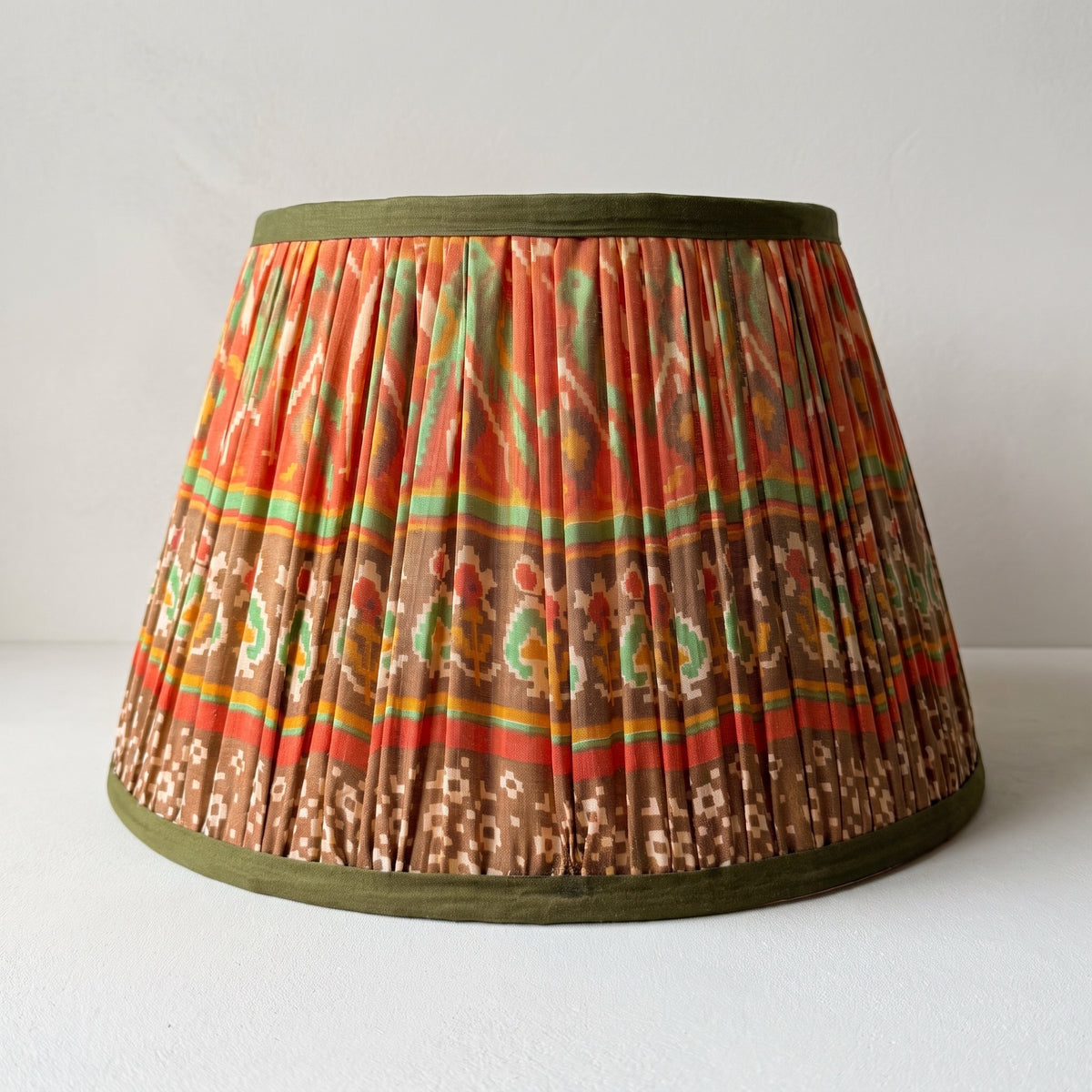 Cedar Path Luxury Handmade Pleated Cotton UNO Lampshade