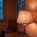 Prairie Bloom Luxury Handmade Pleated Cotton UNO Lampshade