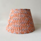 Prairie Bloom Luxury Handmade Pleated Cotton UNO Lampshade