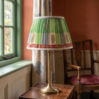Twilight Meadow Luxury Handmade Pleated Cotton UNO Lampshade