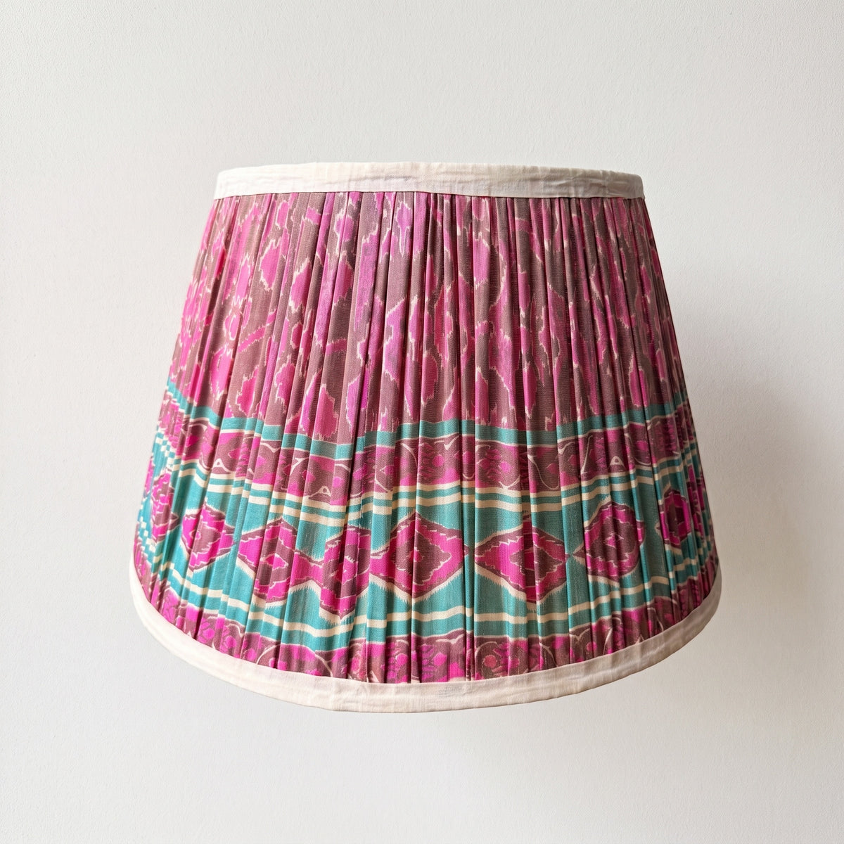 River Stone Luxury Handmade Pleated Cotton UNO Lampshade
