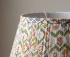 Abat-jour UNO en coton plissé fait main de luxe Evening Meadow