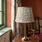Abat-jour UNO en coton plissé fait main de luxe Evening Meadow