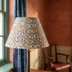 Abat-jour UNO en coton plissé fait main de luxe Evening Meadow