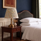 Abat-jour UNO en coton plissé fait main de luxe Evening Meadow