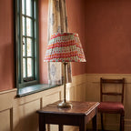 Forest Trail Luxury Handmade Pleated Cotton UNO Lampshade