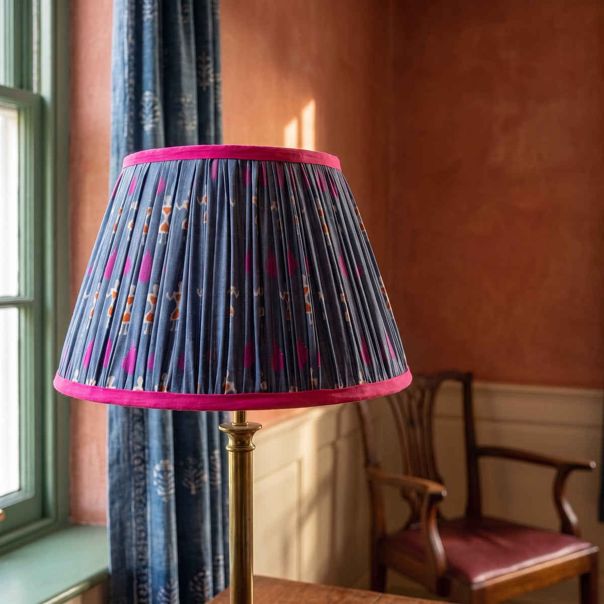 Whisper Meadow Luxury Handmade Pleated Cotton UNO Lampshade