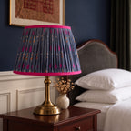 Whisper Meadow Luxury Handmade Pleated Cotton UNO Lampshade