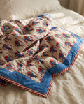 Merveilles volantes - Couverture artisanale pour bébé 100 % coton faite à la main