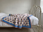 Merveilles volantes - Couverture artisanale pour bébé 100 % coton faite à la main