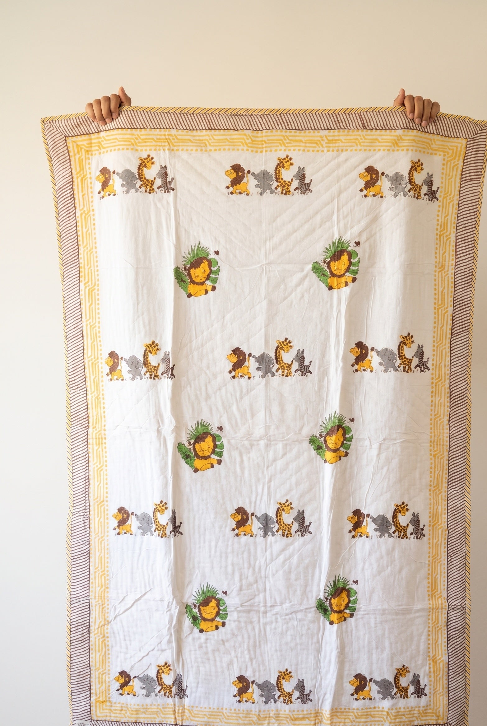 Cuddle Parade - Couverture Bébé Artisanale 100% Coton Faite Main