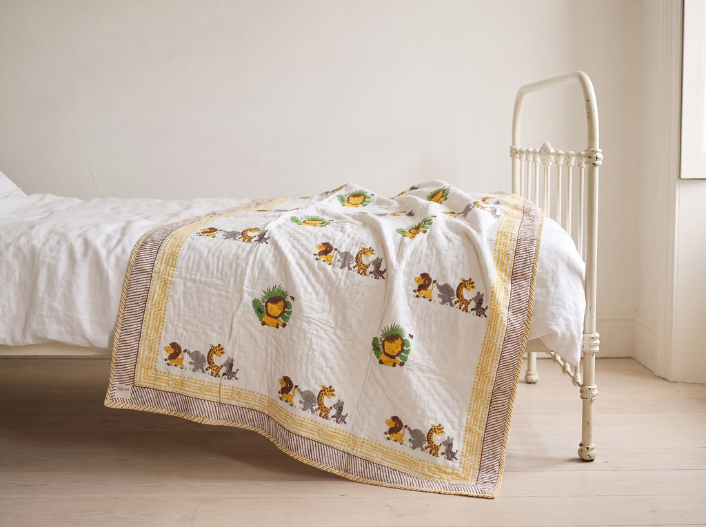 Cuddle Parade - Couverture Bébé Artisanale 100% Coton Faite Main