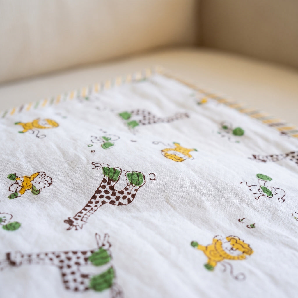 Cuddle Parade - Couverture Bébé Artisanale 100% Coton Faite Main
