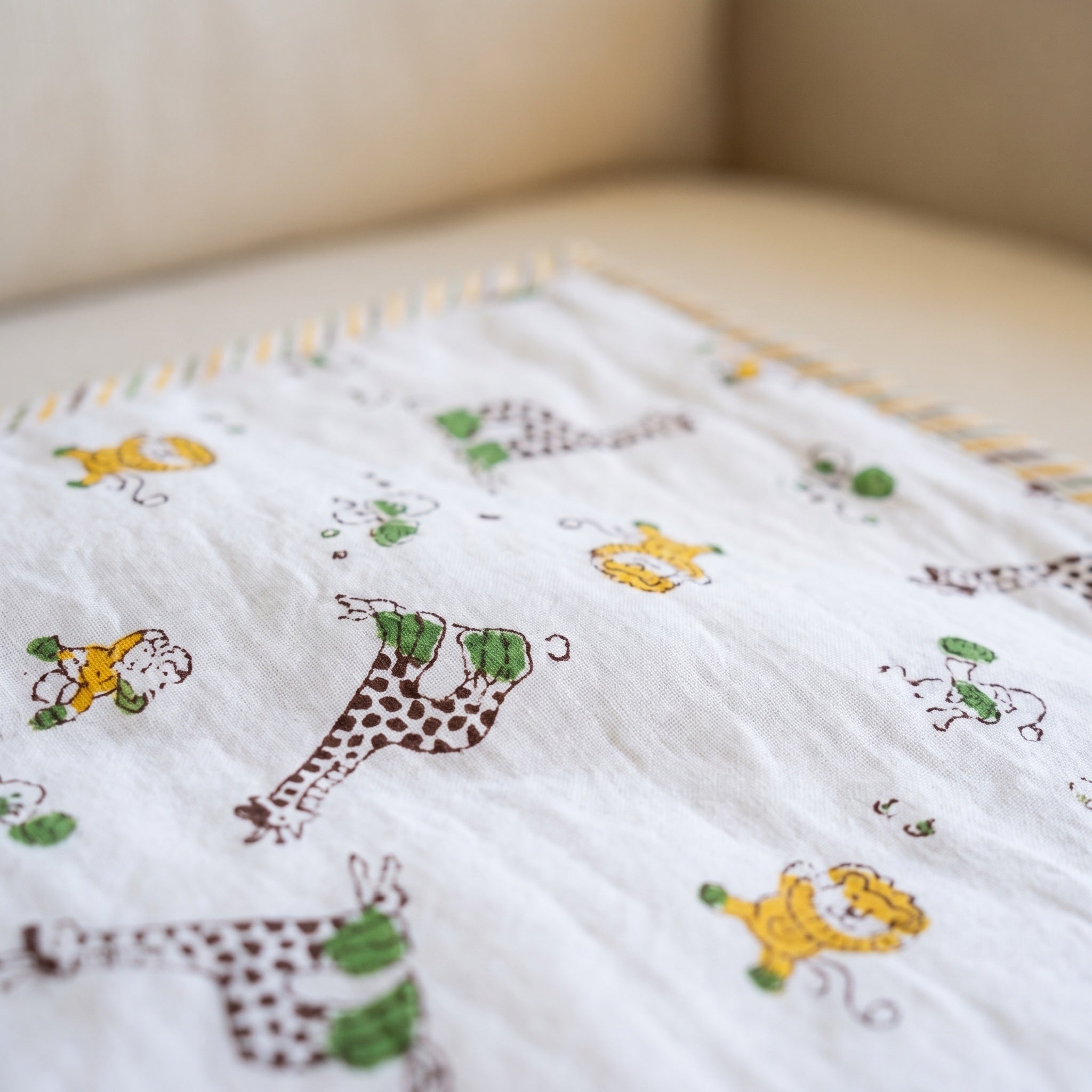 Cuddle Parade - Couverture Bébé Artisanale 100% Coton Faite Main