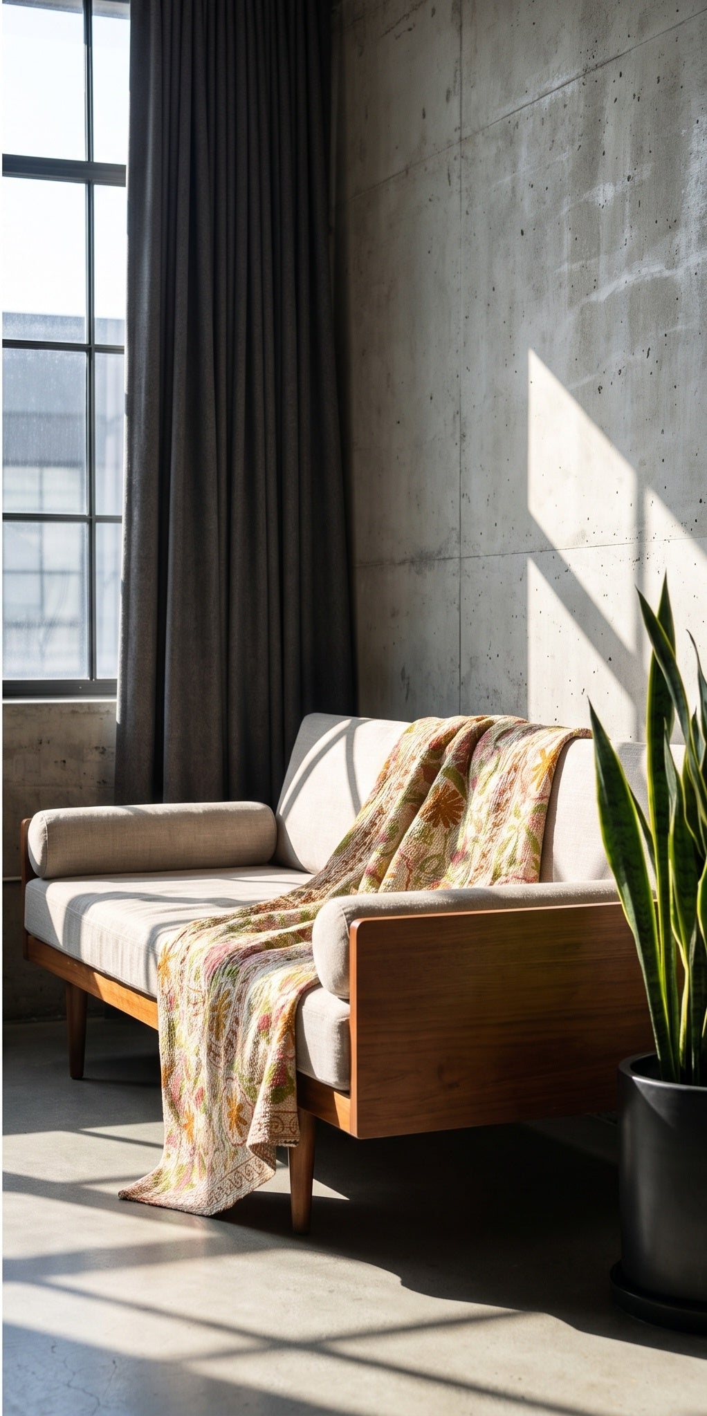 Soft Whisper Luxury Vintage Suzani Kantha Throw