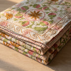 Soft Whisper Luxury Vintage Suzani Kantha Throw