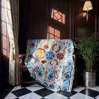 Heirloom Verse Luxury Vintage Suzani Kantha Throw