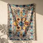 Heirloom Verse Luxury Vintage Suzani Kantha Throw