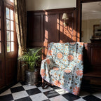 Moonlit Bough Luxury Vintage Suzani Kantha Throw
