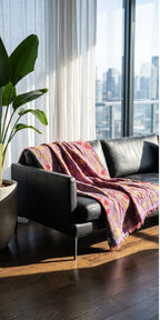 Quiet Stone Luxury Vintage Suzani Kantha Throw