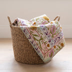 Echo Stone Luxury Vintage Suzani Kantha Throw