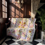 Echo Stone Luxury Vintage Suzani Kantha Throw