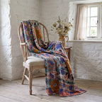 Fern Passage Luxury Vintage Suzani Kantha Throw