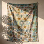 Maple Mist Luxury Vintage Suzani Kantha Throw