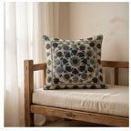 Whisper Ember Handmade Embroidered Cushion Cover