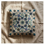 Whisper Ember Handmade Embroidered Cushion Cover