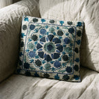 Whisper Ember Handmade Embroidered Cushion Cover