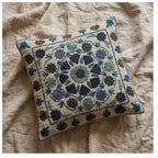 Whisper Ember Handmade Embroidered Cushion Cover