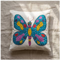 Ivy Fern Handmade Embroidered Cushion Cover