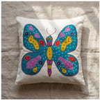 Ivy Fern Handmade Embroidered Cushion Cover