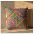 Dawn Glow Handmade Embroidered Cushion Cover