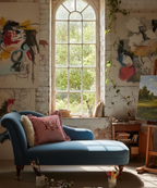 Whimsical Red Stripes Cushion Cover