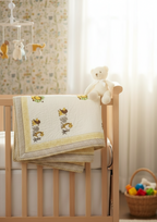 Cuddle Parade - 100% cotton Hand Made Artisnal Baby Quilt