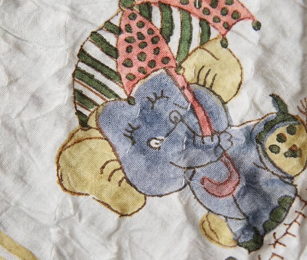 Yellow Mellow  - 100% cotton, Reversible Hand Made Artisnal Baby Quilt