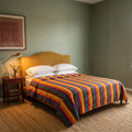 Sky Mist Handmade Kantha Queen Bedspread