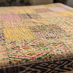 Fern Terracotta Handmade Patola King Bedspread