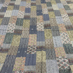 Silk Grey goose Luxury Patola Kantha Bedspread