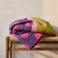 Nomad Stone Vintage Cotton Kantha Throw